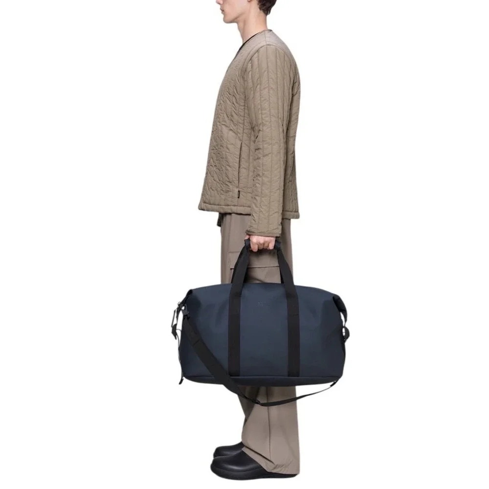 Rains Hilo Weekend Bag Small W3 Navy Waterproof Travel Duffel 14220 NEW